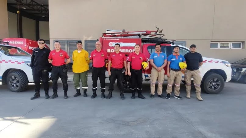 San Juan envió bomberos y rescatistas a Córdoba para ayudar a combatir los incendios