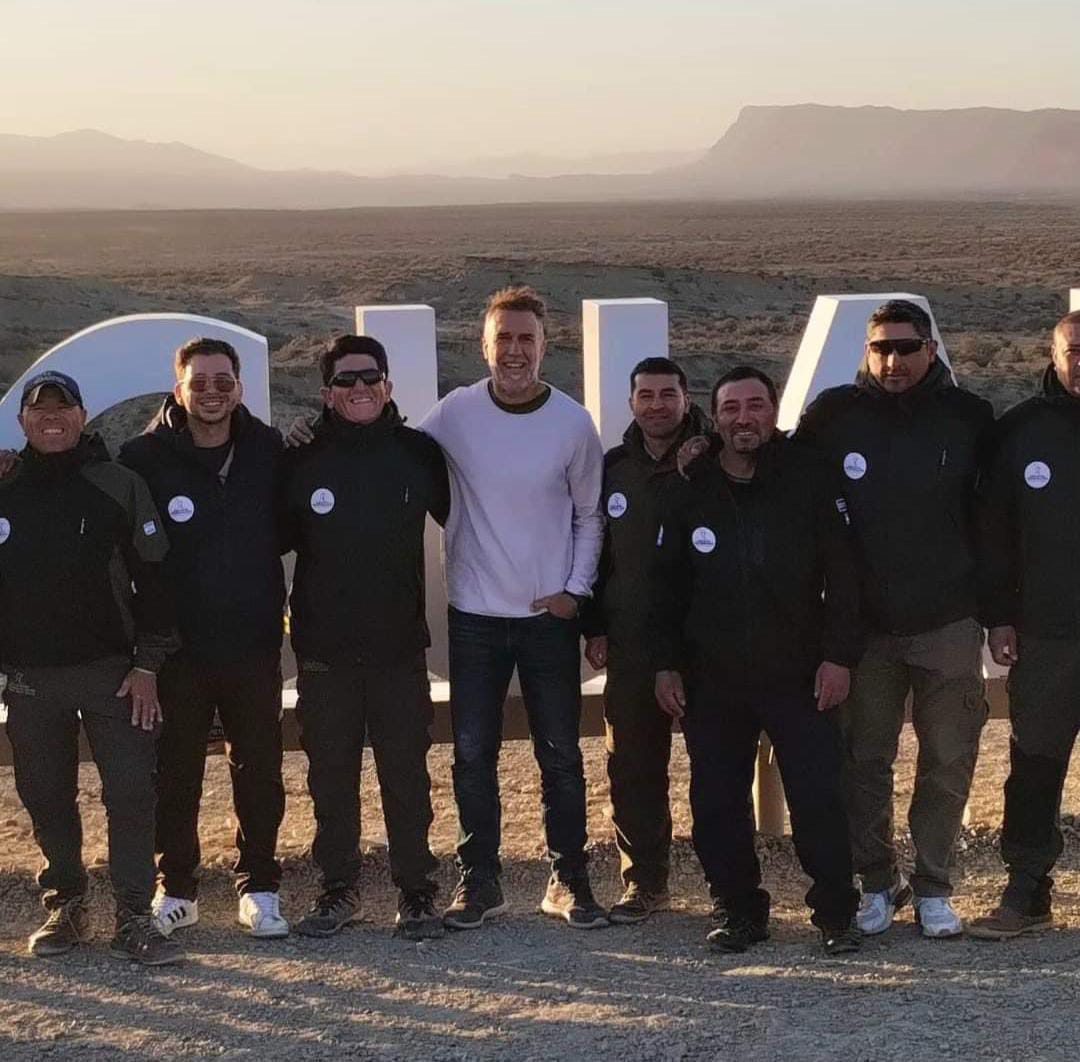 Batistuta visito Ischigualasto y quedó encantado con sus paisajes