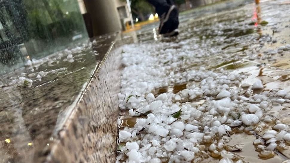 El servicio meteorológico agrego departamentos de la provincia con posibilidades de Granizo