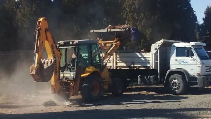 Operativo de limpieza en Las Chacritas