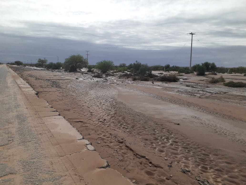 Ruta 141: Sin banquina por la tormenta