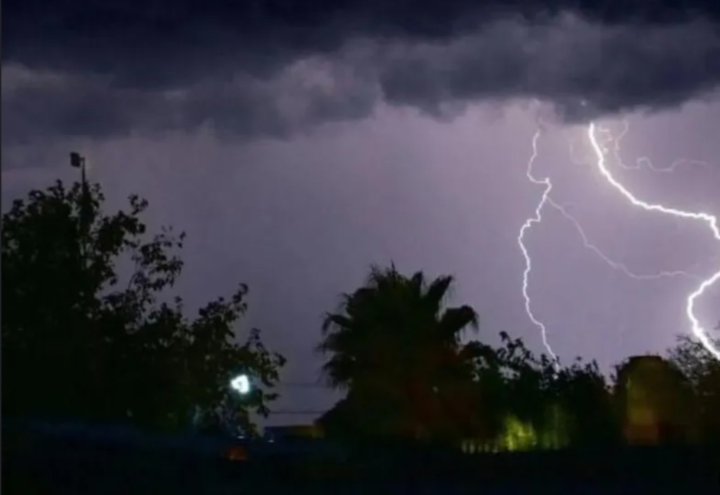 Alerta por tormenta para esta noche