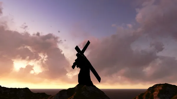 Vía Crucis en el barrio Santa Rita