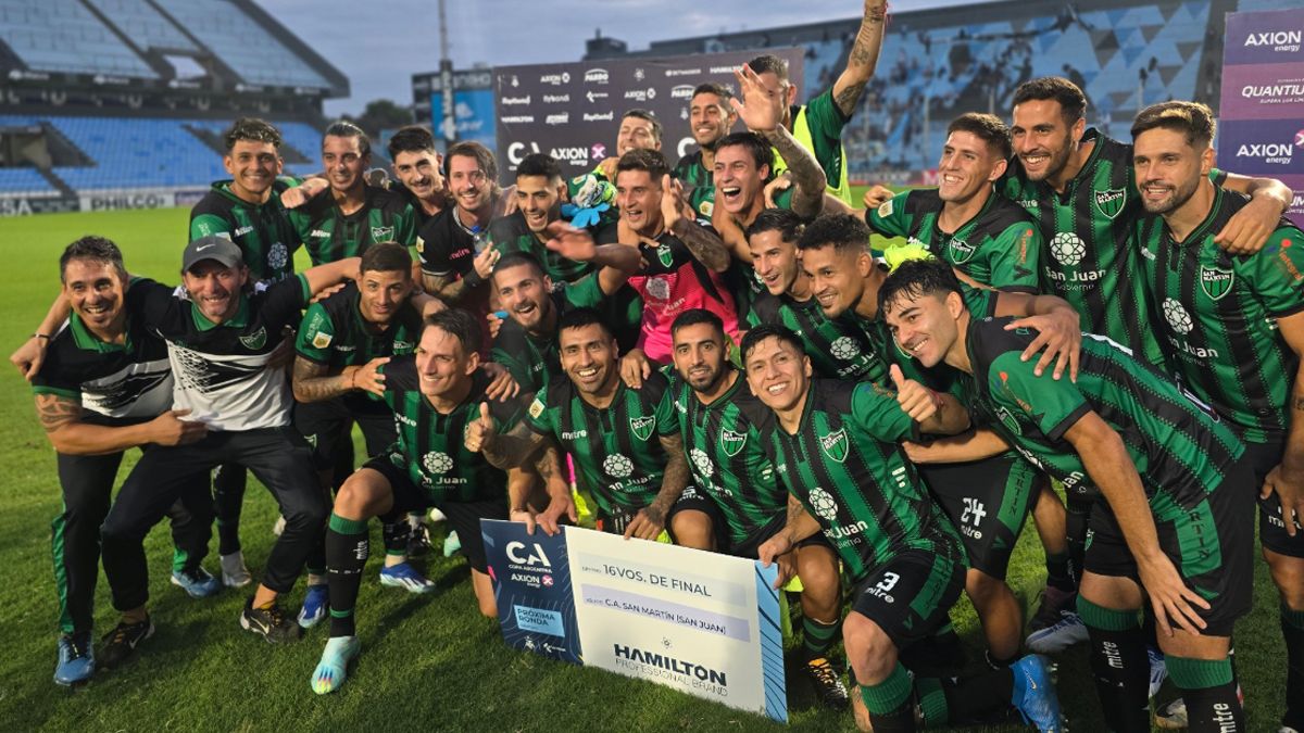 San Martín de San Juan avanza a los 16avos de la Copa Argentina tras vencer a Gimnasia de Jujuy