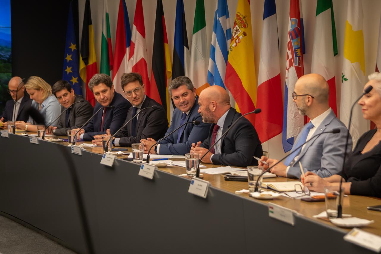 Inédito: Orrego presentó el potencial de San Juan ante diplomáticos de 22 países de la Unión Europea