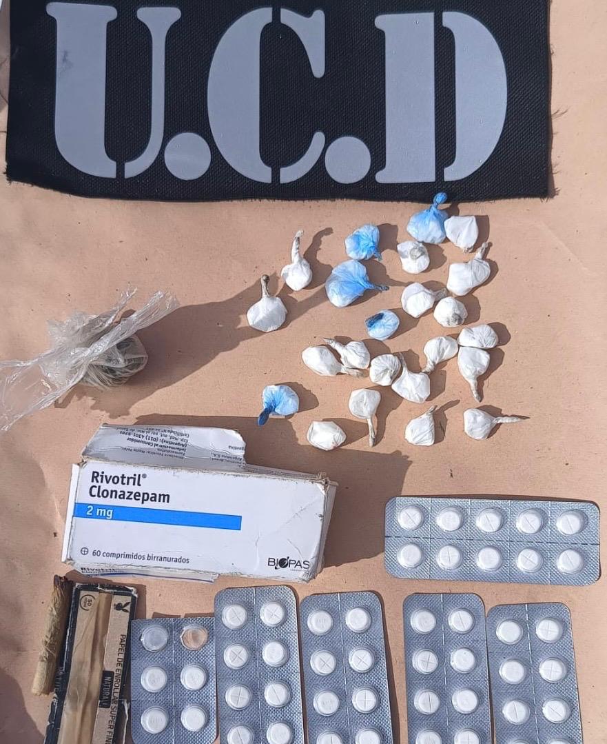 Dos detenidos en Rawson con drogas en su poder