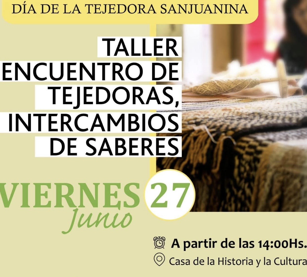 Encuentro de saberes y tradición: jornada de tejedoras en San Martín