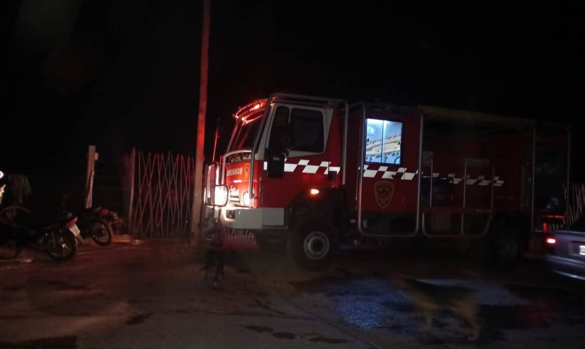Se incendió una casa en Caucete