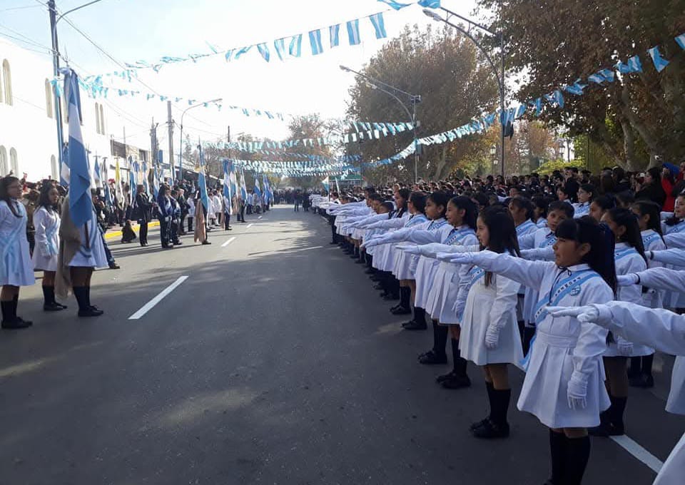 Acto de Promesa de Lealtad a la Bandera Argentina en Albardón