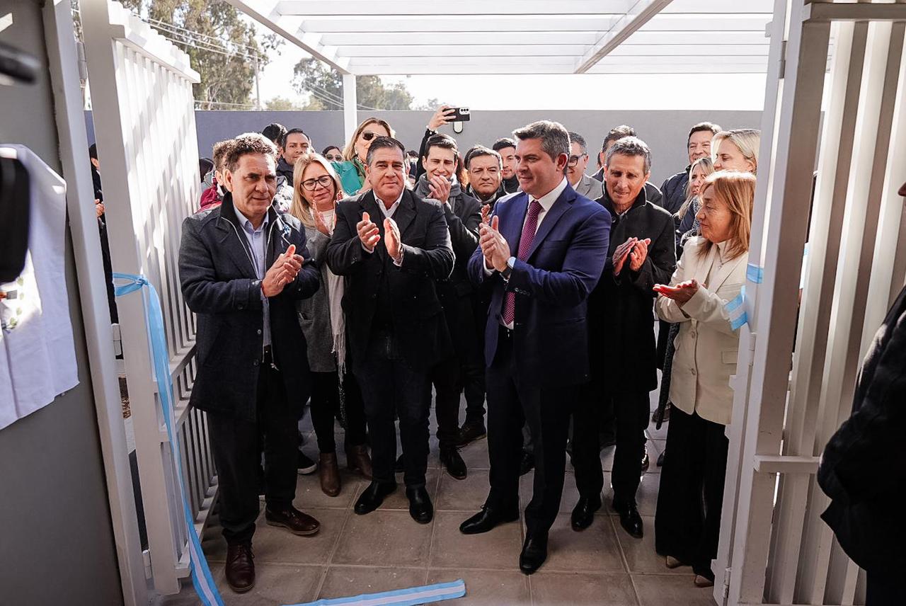 El gobernador Orrego inauguró un nuevo Centro de Desarrollo Infantil, esta vez en Angaco