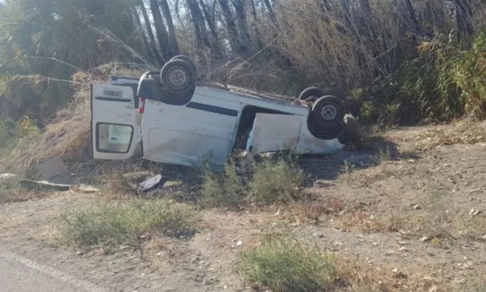 Otro vuelco, esta vez en San Martín