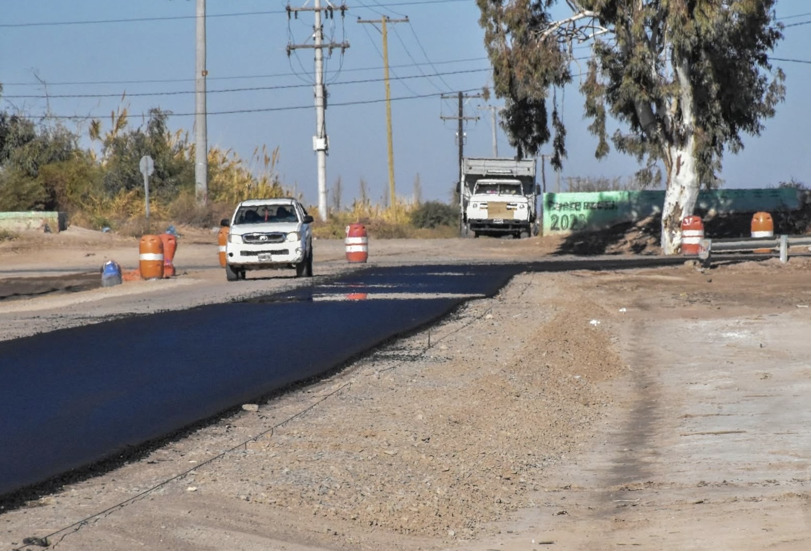 Comenzó la esperada pavimentación de la calle Enfermera Medina