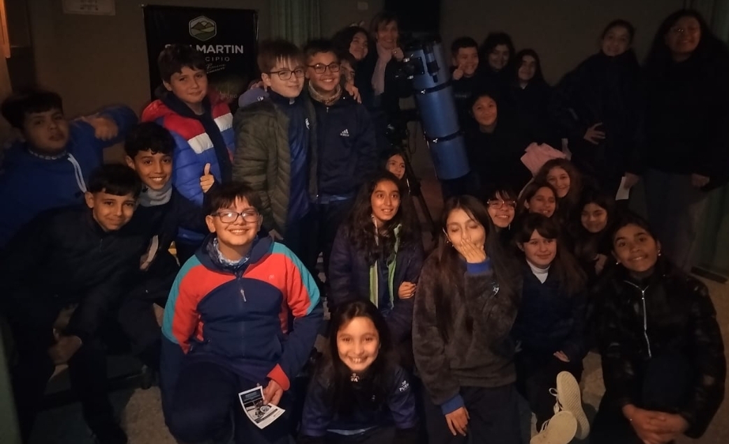 El Observatorio Astronómico de San Martín recibió a estudiantes de Rawson