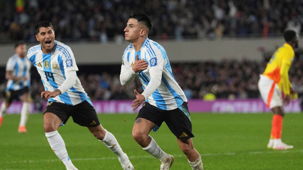 Argentina igualó 1 a 1 contra Colombia en el Monumental