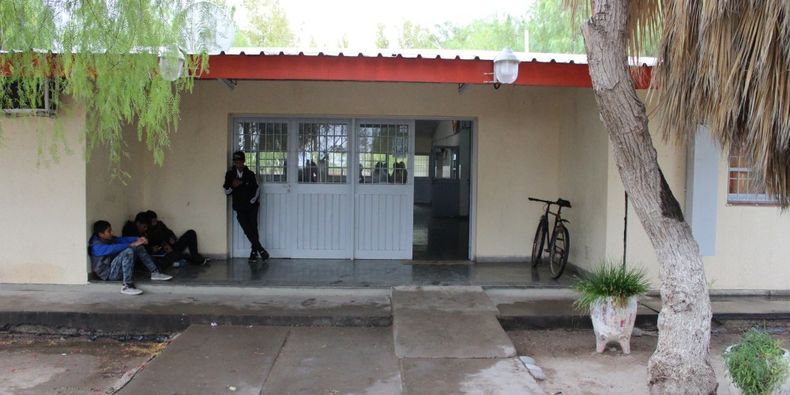 Por el frió suspendieron las clases en la escuela Procesa en Chacritas