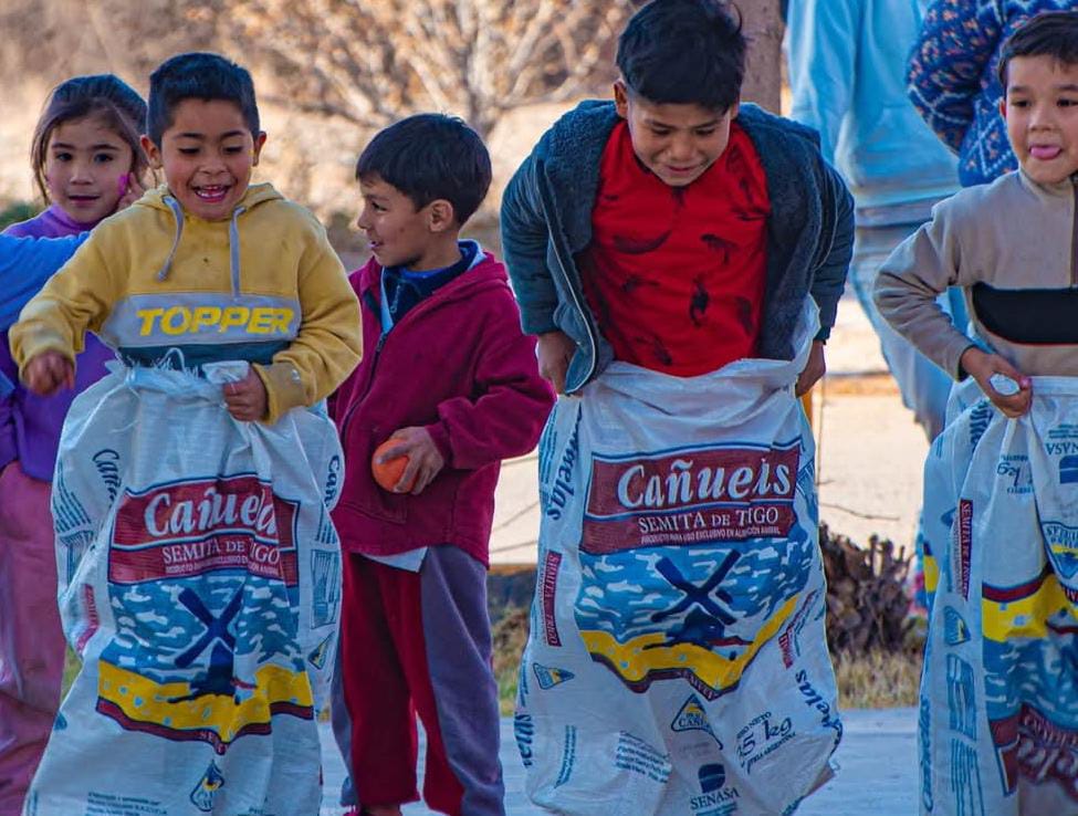 Así se viven los recreos en vacaciones de invierno en Santa Lucía