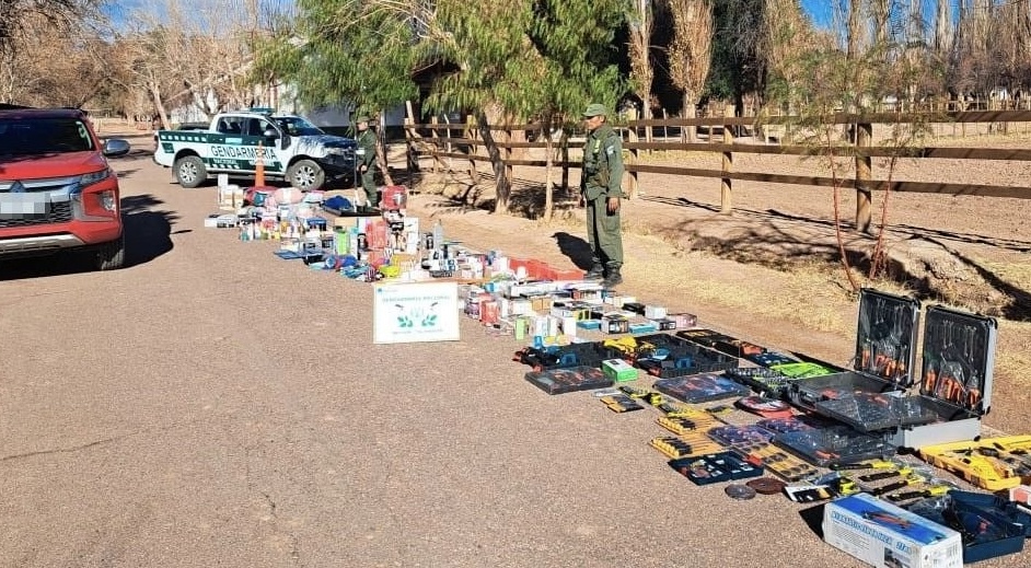Barreal: incautan mercadería de contrabando por $3 millones