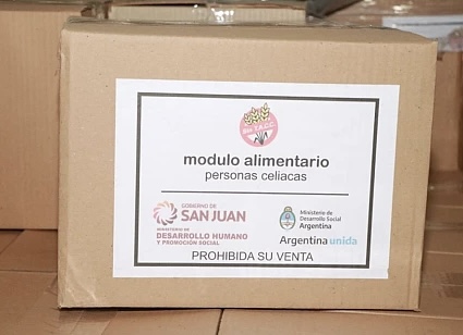 Inicia la entrega de módulos alimentarios para personas celíacas correspondientes a julio