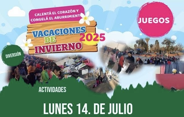 Más propuestas para disfrutar las vacaciones de invierno en 25 de Mayo