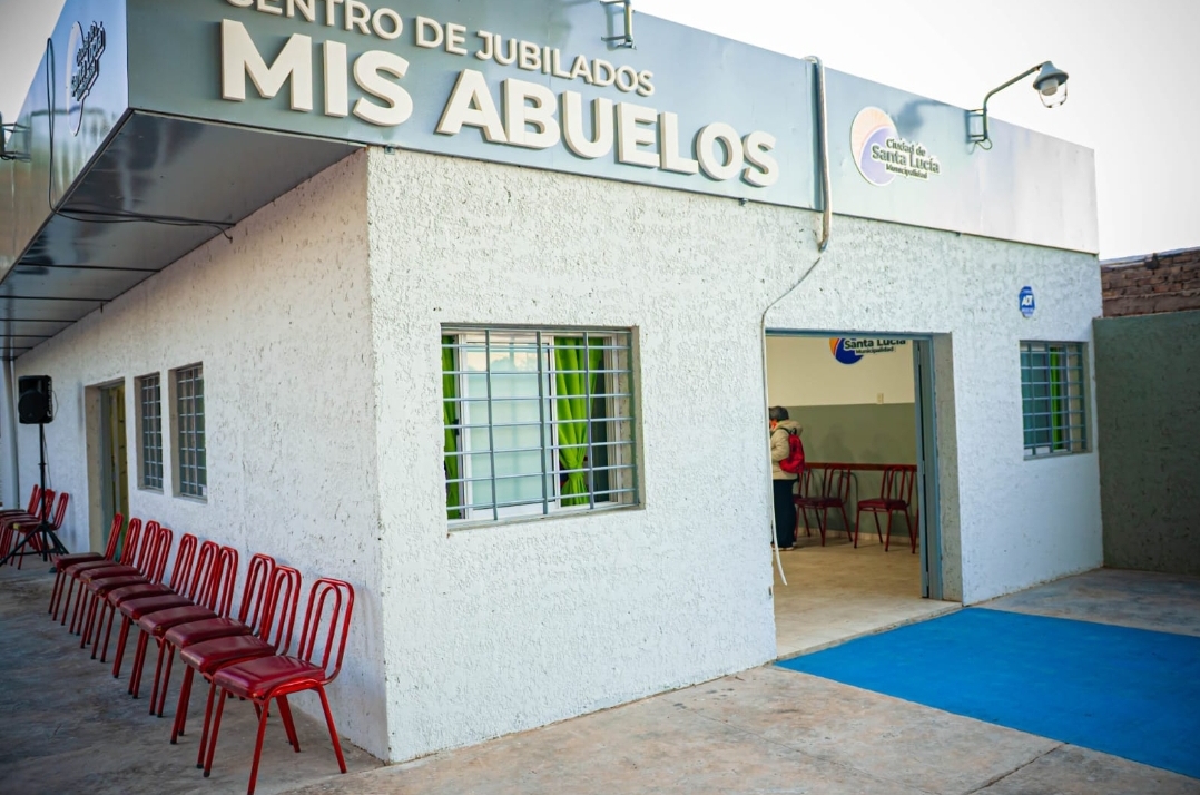 La Municipalidad de Santa Lucía inauguró importantes obras en el Centro de Jubilados “Mis Abuelos”
