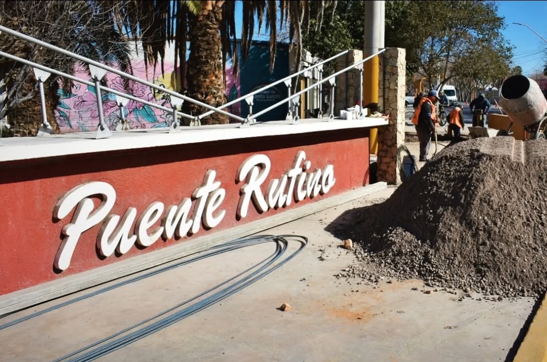 Continúan avanzando con las obras en Santa Lucía