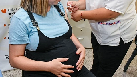 Más del 64% de embarazadas ya se colocó la vacuna contra el Virus Sincitial Respiratorio