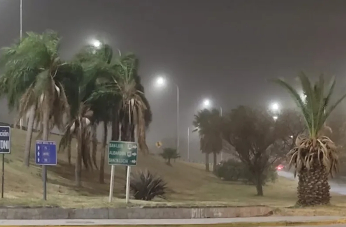 Alerta por viento fuerte