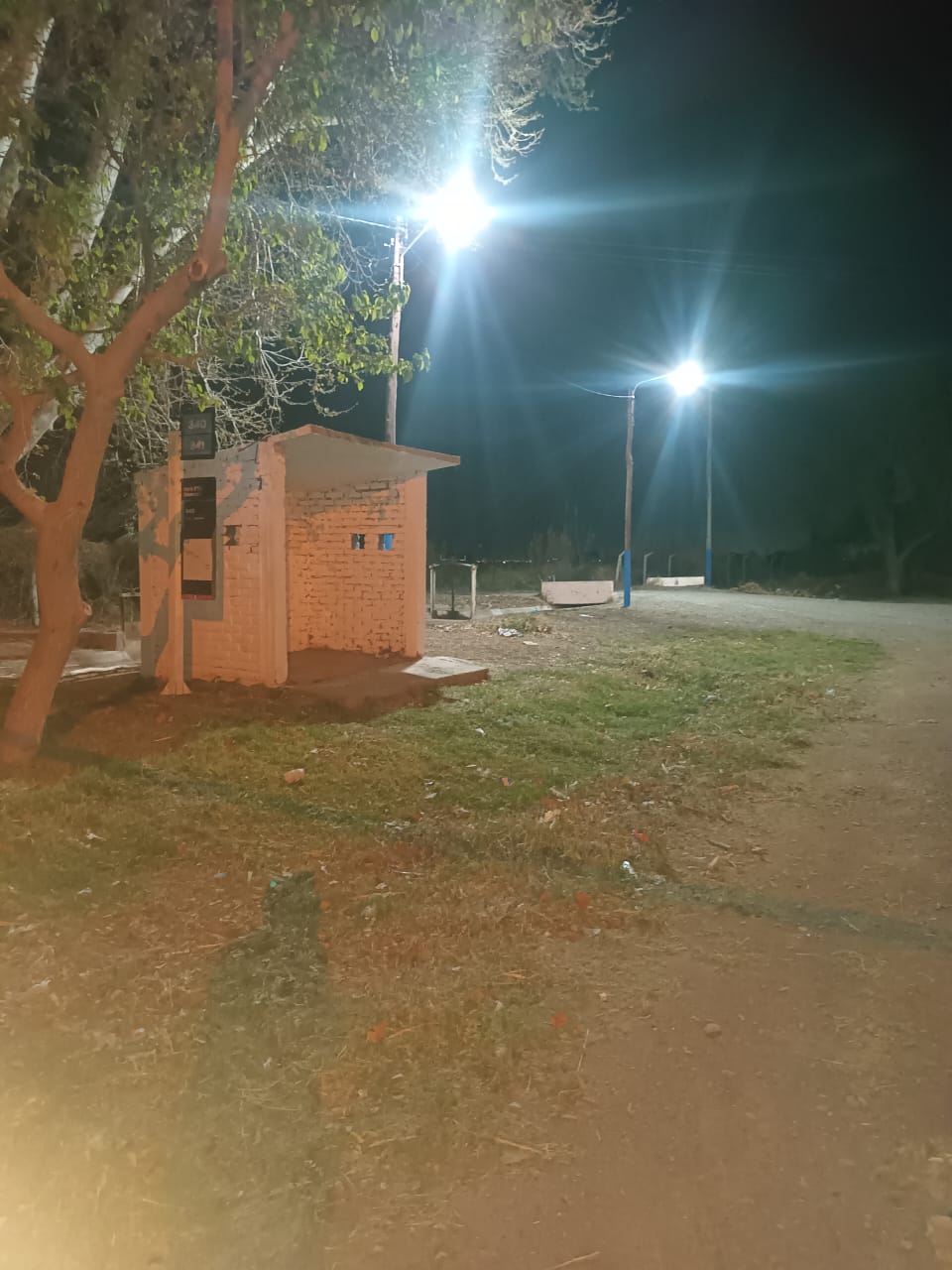 Vecinos de “Rincón Cercado” agradecen por la limpieza e iluminación de la garita