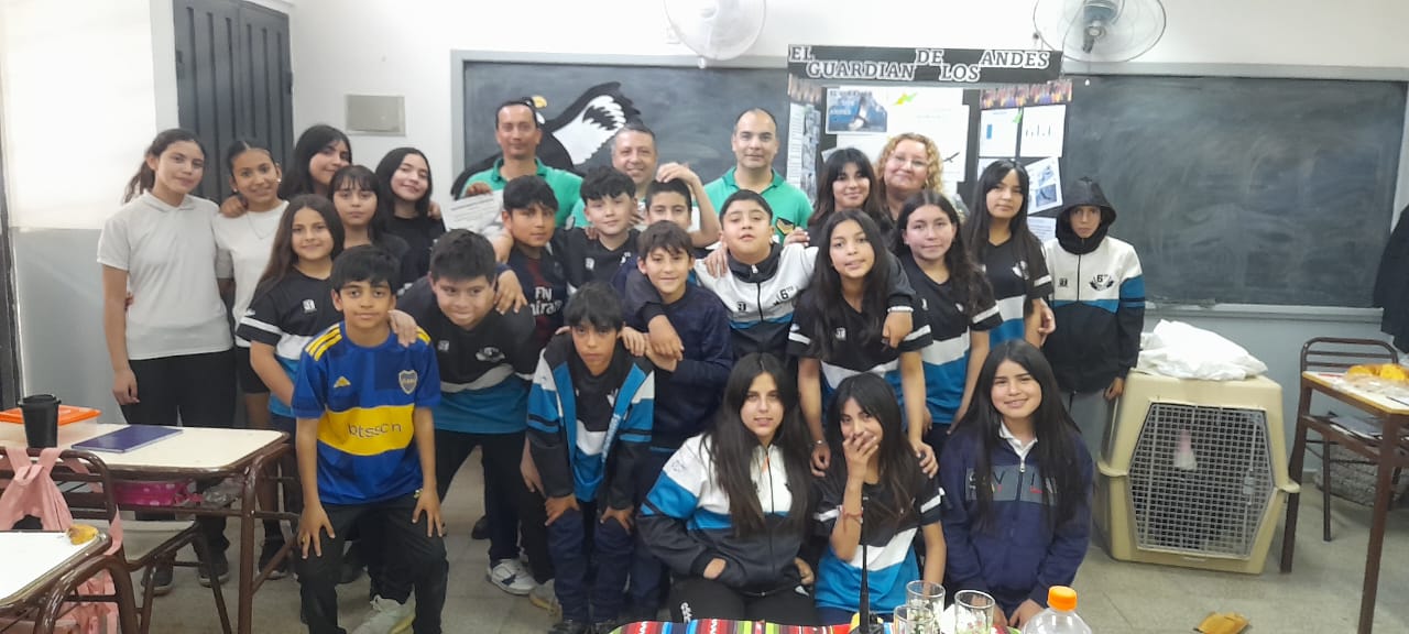 Educación ambiental: alumnos de Caucete aprenden sobre la conservación del Cóndor Andino