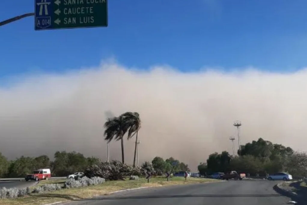 Alerta por viento Zonda