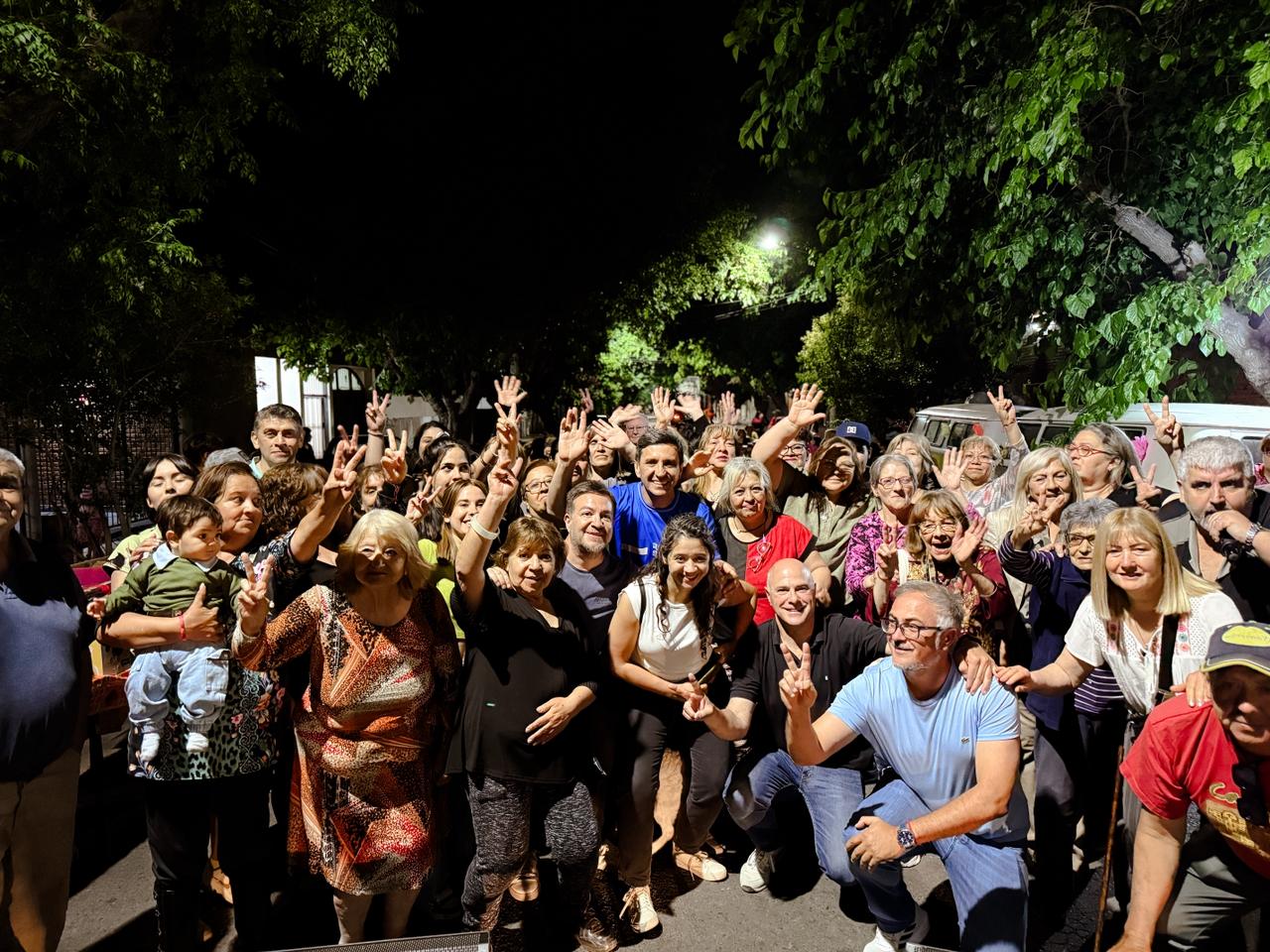 Maratónica recorrida del candidato a Diputado Nacional Cristian Andino por distintos departamentos de San Juan