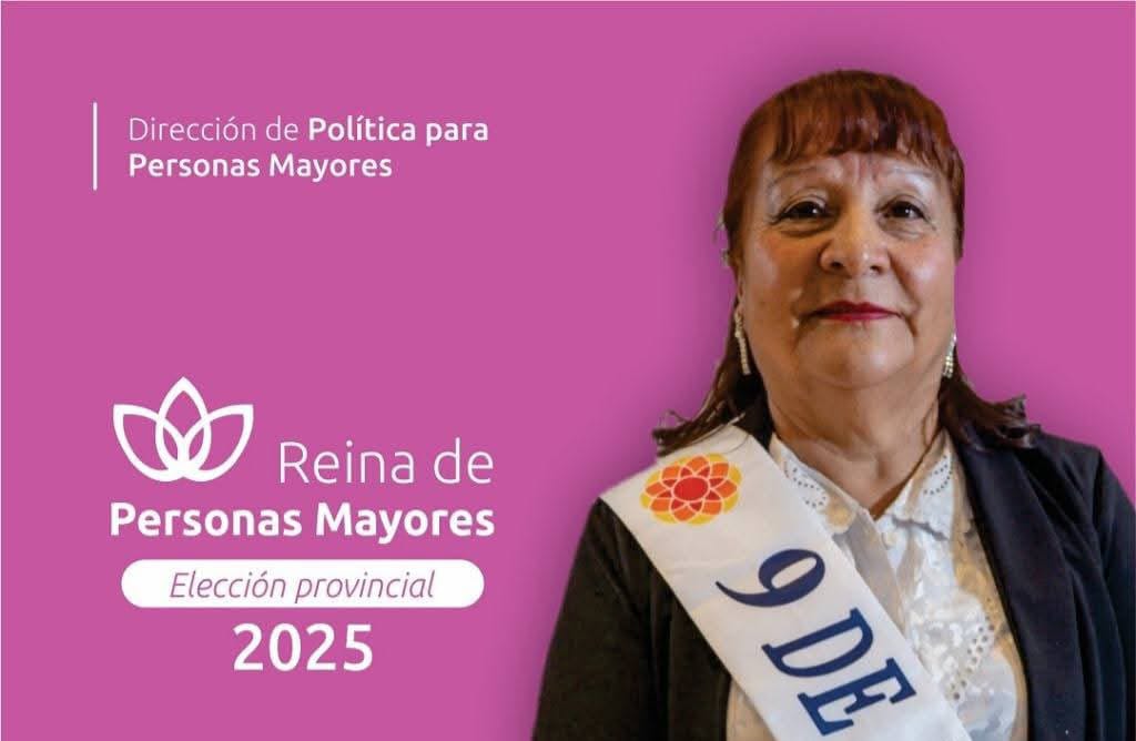 Acompañemos a Angélica Ochova en la elección provincial de la Reina de Personas Mayores 2025
