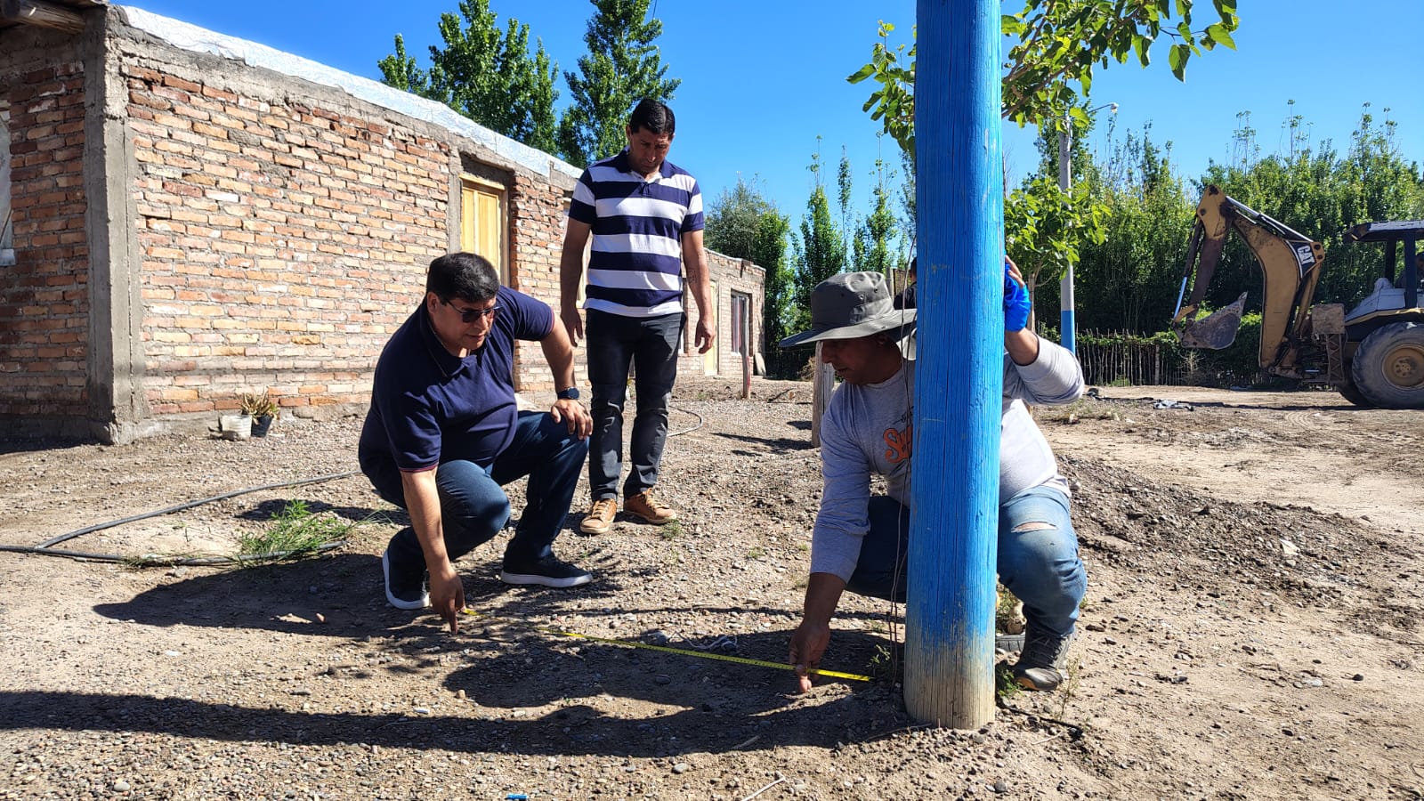 Obra histórica: 9 de Julio dio arranque a la construcción de veredas y canalización en el Loteo 11