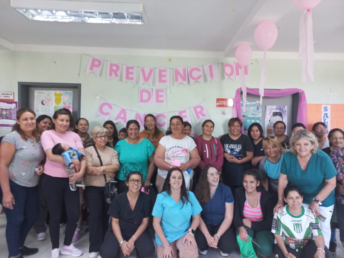 Octubre Rosa en 9 de Julio: Charla de prevención del cáncer de mama en el CAPS Arturo Cabral de La Colina