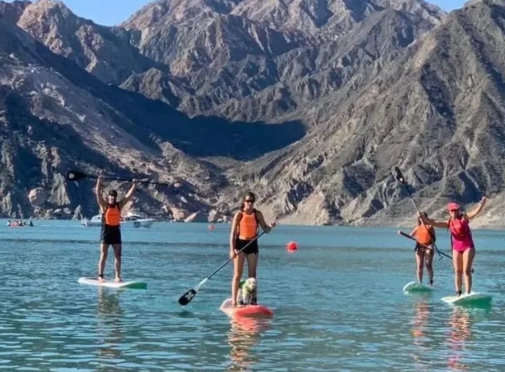 Habilitaron el nado en aguas abiertas en el Dique Punta Negra