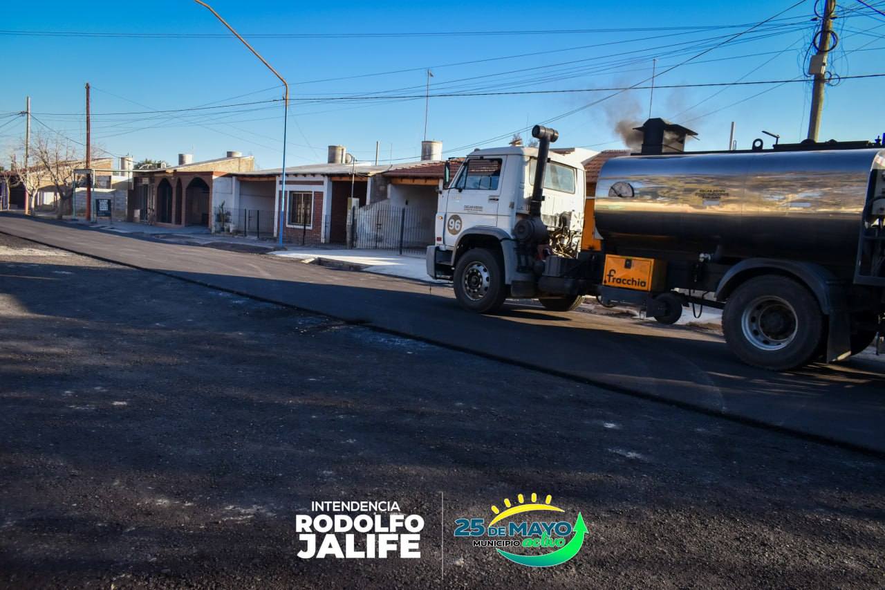 25 de Mayo pavimentará todas sus zonas urbanas