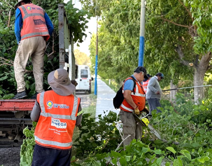 9 de Julio continúa impulsando su plan de limpieza
