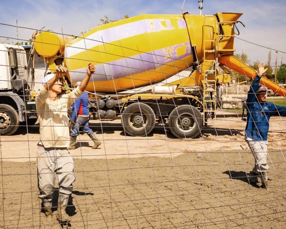Avances de obras en Santa Lucia
