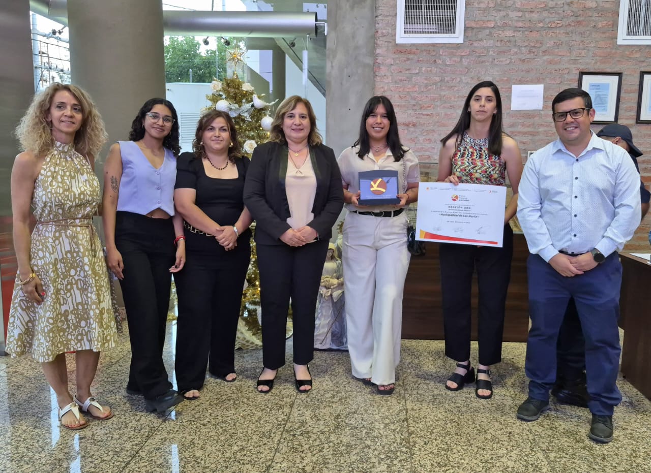 San Martín fue distinguido nuevamente en el Premio Provincial a la Calidad