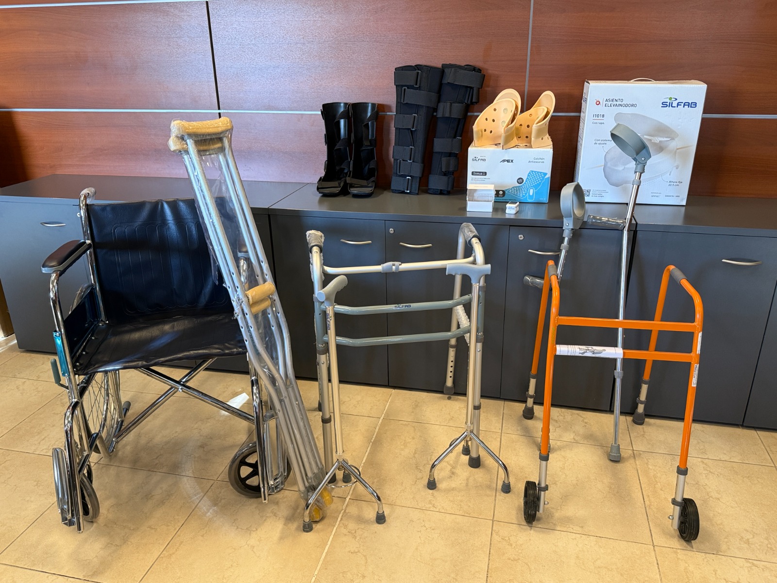 Familia habilitó el programa Banco Ortopédico