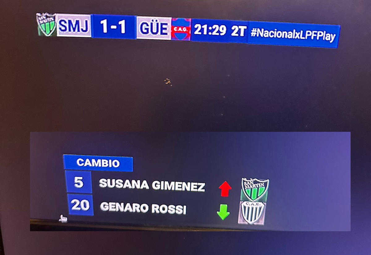 Desprolijidad total: errores groseros en la transmisión de la Primera Nacional