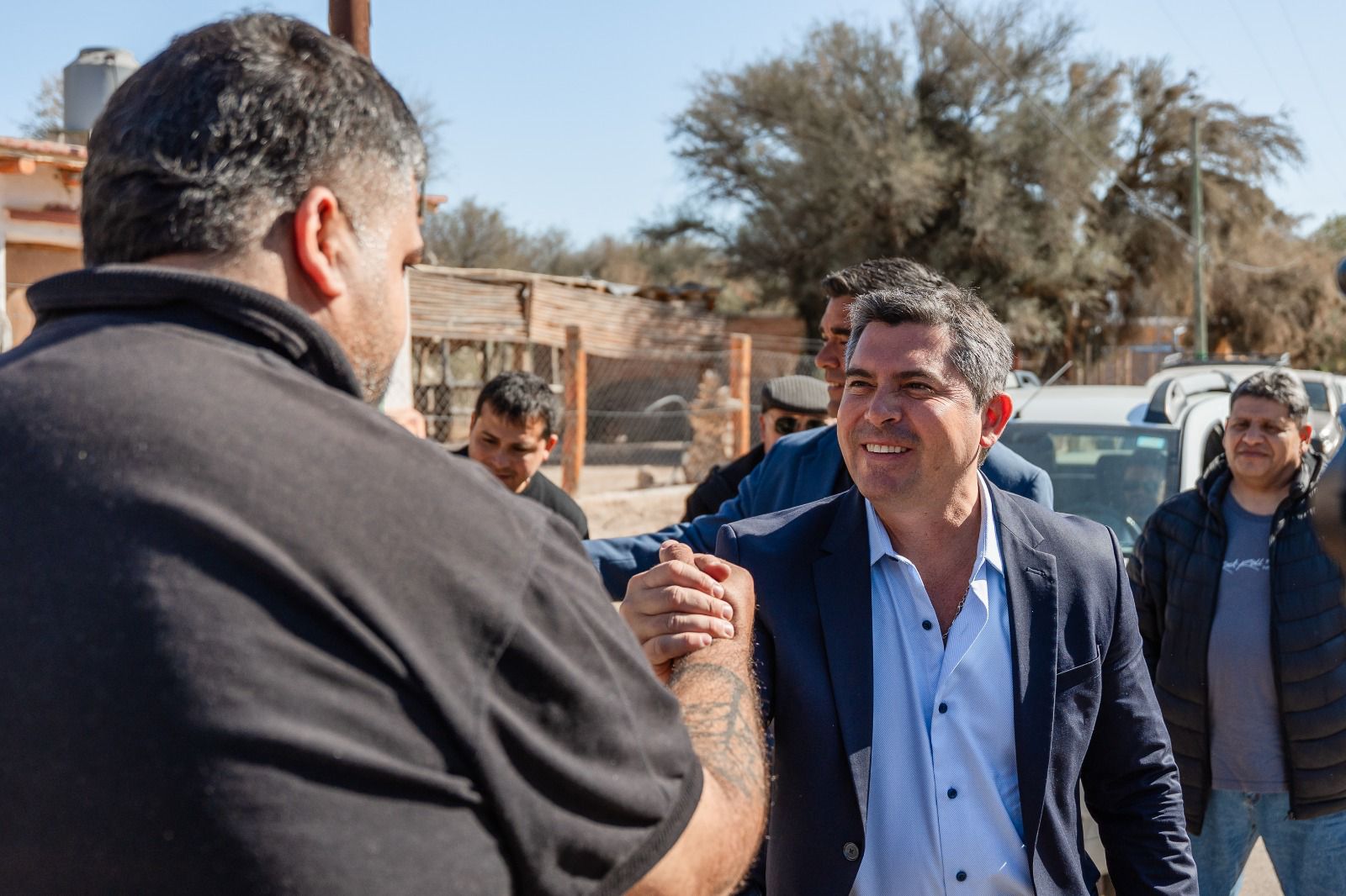 El gobernador Orrego anunció la licitación de los puentes que cambiarán la vida de Mogna