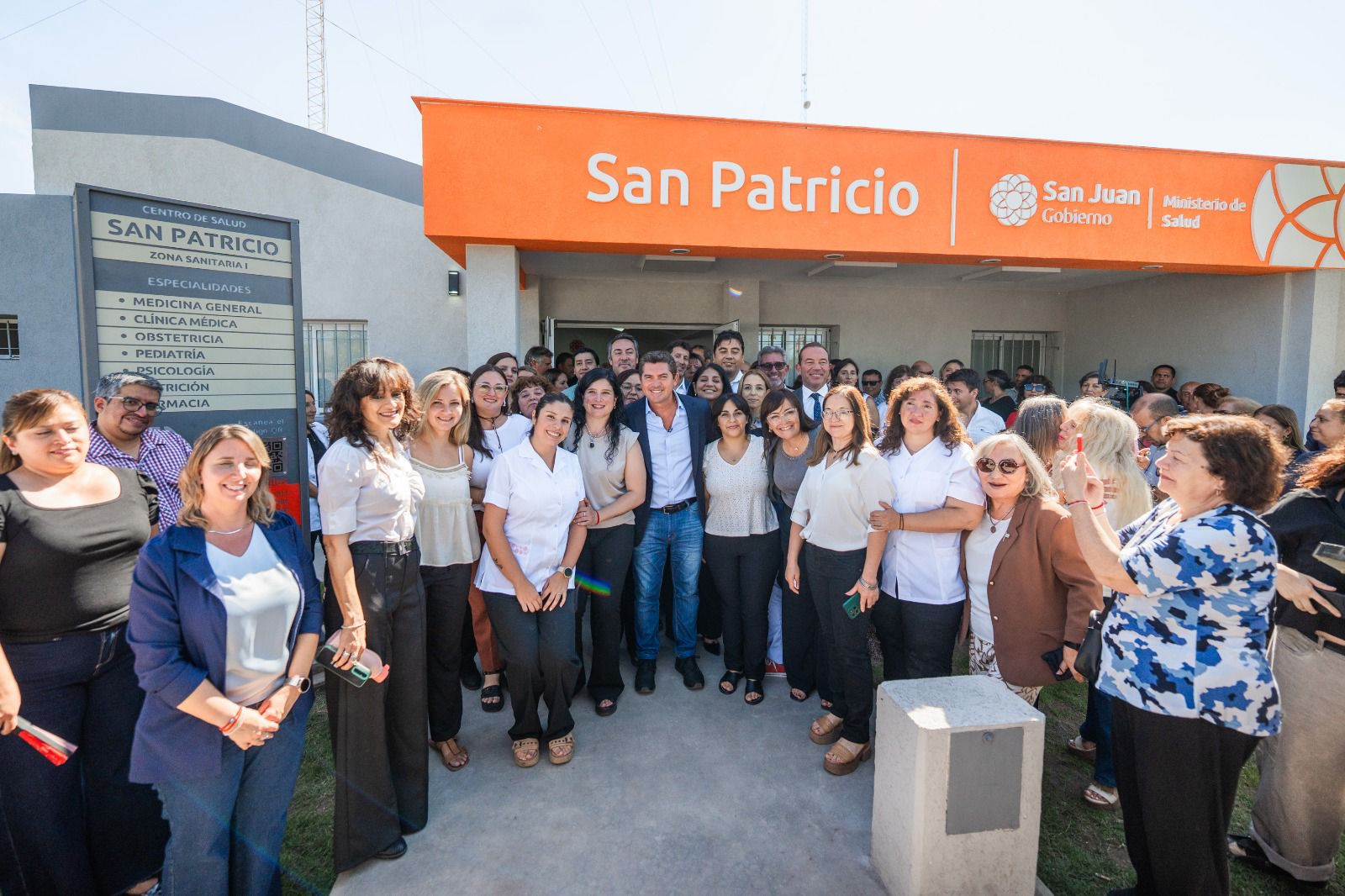 Chimbas: Orrego encabezó la inauguración de un Centro de Salud que beneficiará a más de 11.800 vecinos