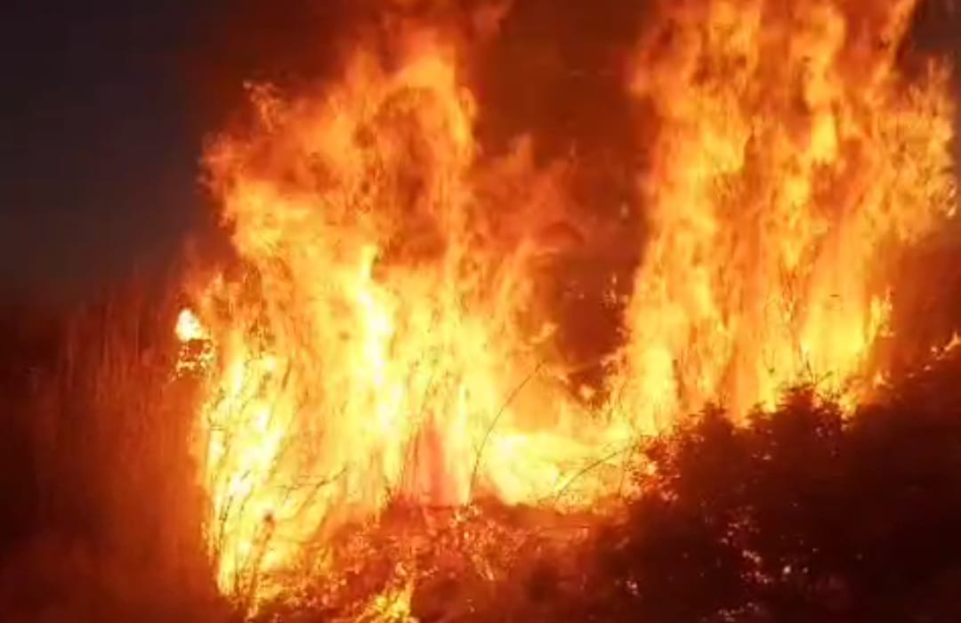 Bombero voluntario de 9 de Julio resultó herido en un incendio y siguió combatiendo las llamas