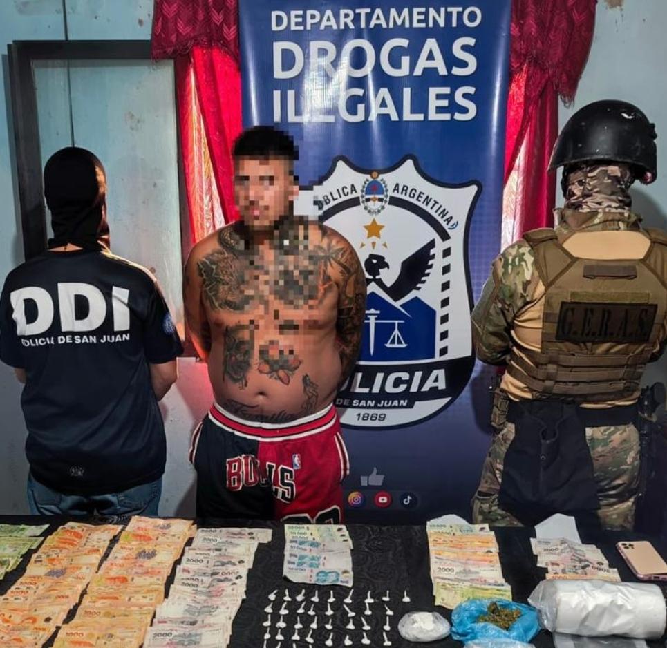Calló el Callejero Fino de Chimbas con estupefacientes