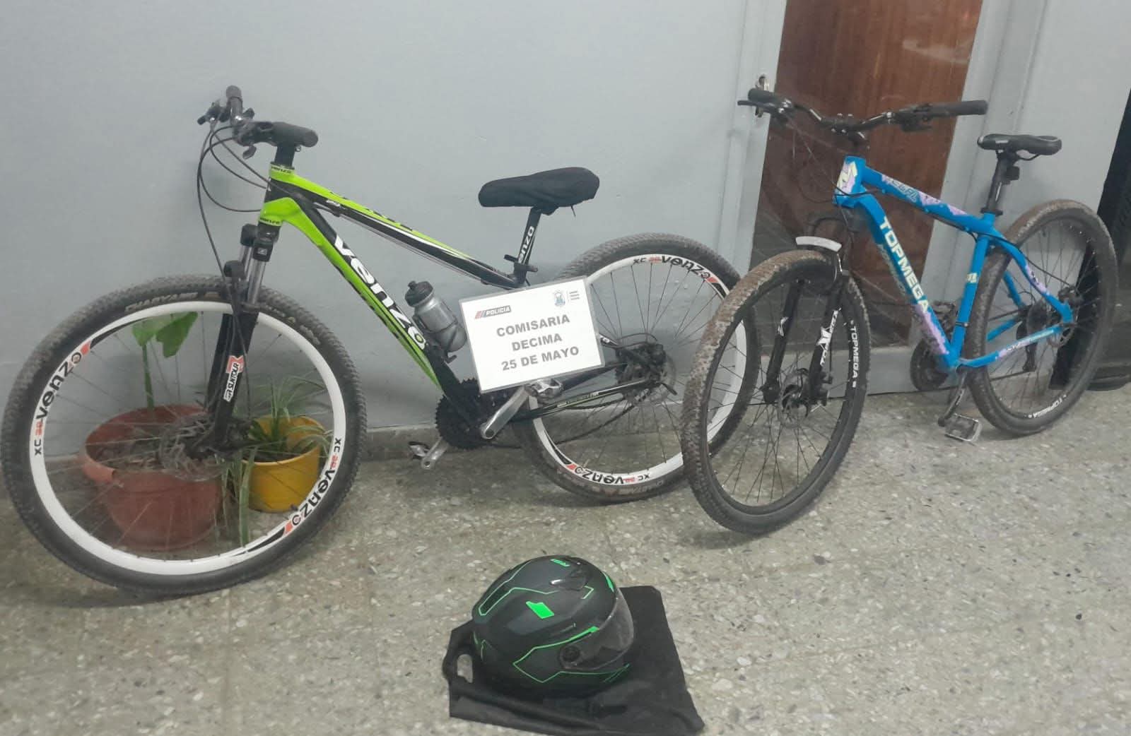 Dos bicicletas robadas en 25 de Mayo fueron recuperadas en 9 de Julio