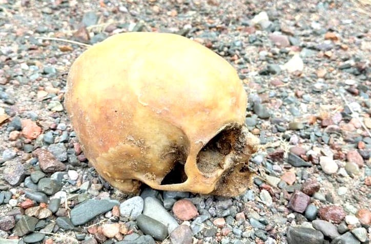 Investigan el hallazgo de un cráneo en Punta Negra