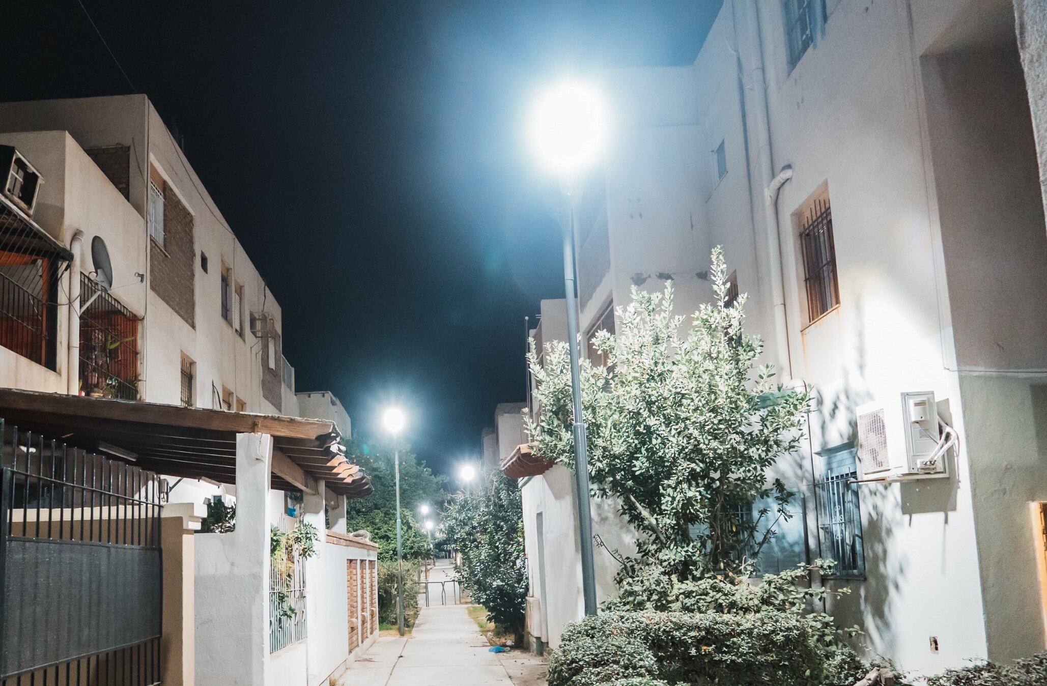 Rawson iluminó el Barrio Teniente Silva y dio respuesta a un reclamo histórico de más de 30 años
