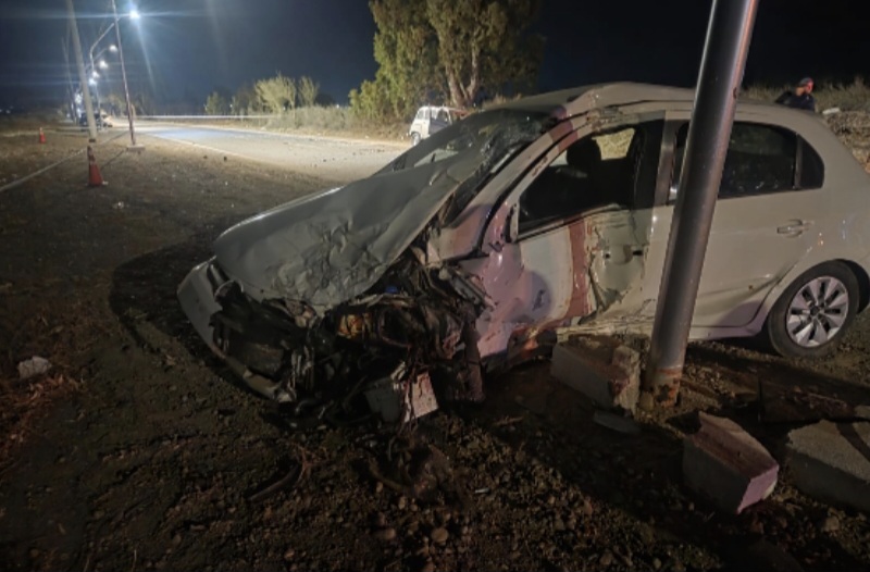 Fatal choque en San Martín: un hombre murió y otro está grave