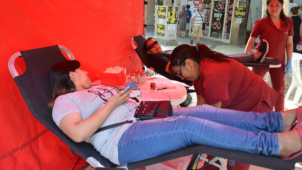 Se realizará una Colecta Voluntaria de Sangre en el Parque de Mayo